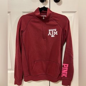 Texas A&M Victoria’s Secret Pink Half-Zip